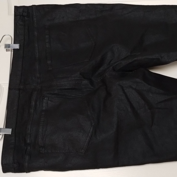 Universal Standard black shimmer jeans size 20 zip ankle new w/ tags 29" inseam - Picture 4 of 15